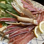 札幌蟹本家 福岡那之川店 - ズワイかに　かにしゃぶ