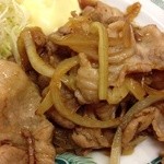 日高屋 - 201403　日高屋　★しょうが焼き定食(590円)★しょうが焼き