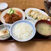 肉汁餃子のもりや - よくばり定食の唐揚げ @1,039円 