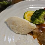 キッチン ブルー グローブ - 今日もポテサラ！