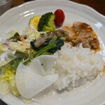 キッチン ブルー グローブ - 最後のワンプレート