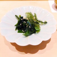 代官山 鮨 たけうち - 海ぶどう（ランチ）