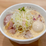 和麺ぐり虎 - ２０２４年７月再訪：特製海老ぽたらーめん☆