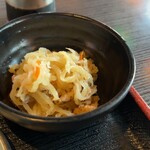 うまいもん 炙り道場 - とりから南蛮風定食　ライス大盛り