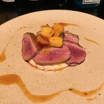 山下食堂 - 鴨のロースト　ネクタリンソース