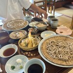 蕎麦とさーもんと・・・ 有庵 - 