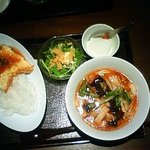 西安餃子 - 五目ラーメンと天津飯