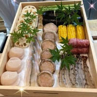 天婦羅 桂 いし坂 - 本日の天麩羅の材料　٩(๑❛ᴗ❛๑)۶