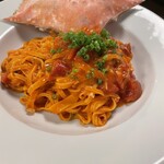 アンティカ・オステリア・ダル・ポンピエーレ - 渡り蟹のパスタ