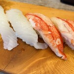 たけ江鮨 - 追加のイカとズワイガニ