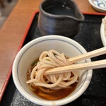 みす美 - そば湯で〆ます。