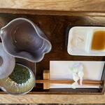 茶の文化館 - 最高級玉露のしずく茶　干菓子　