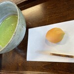 茶の文化館 - 抹茶セット　生和菓子