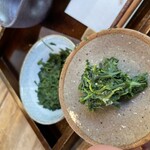 茶の文化館 - 茶葉は塩で食べまーす