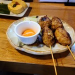 居酒屋 ツグミ - 軟骨入り月見つくね