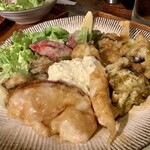 はれるや - 【バリうまー！】牡蠣南蛮定食のメインプレート