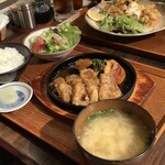 はれるや - 焼肉鉄板定食 1,300円