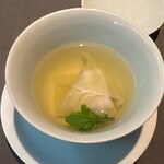 茶禅華 - スペシャリテ　雉子だしスープ　雉子ワンタン