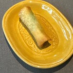 茶禅華 - ズッキーニの春巻き