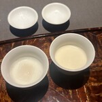 茶禅華 - 温冷二種の杏仁豆腐