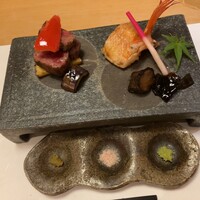 大門町 ちろり - 焼物(山形牛&きんき塩焼き)