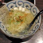 酒粋 醍醐 - 魚介スープの旨塩ラーメン