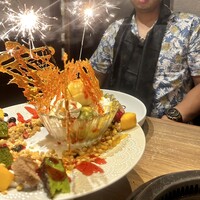 焼肉レストラン ROINS 久茂地国際通り店 - バースデープレート