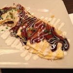 ぷれじでんと千房 銀座コリドー店 - 豚平焼き