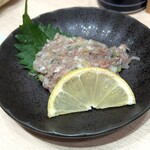 魚力海鮮寿司 - なめろう390円。これもたまらなく美味しかった