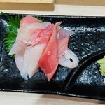 魚力海鮮寿司 - 刺身切り落とし390円