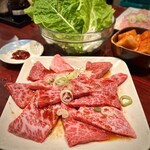 灯花苑 - カルビ２人前