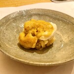 鮓 きずな - 青森 きたむらさき雲丹、雲丹泡醤油