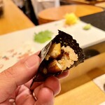 鮓 きずな - 焼穴子 おにぎり風 宮城 一番海苔