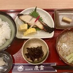 慶雲 - 【'24.7】銀ひらす西京焼き定食　1200えん