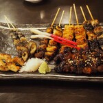 高良 - 鰻串焼き おまかせ5種（6種類だった）