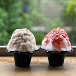 庭cafe443 in Todoroki - 季節限定かき氷