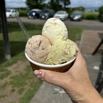 牛小屋のアイス - 