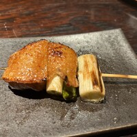 YAKITORI 燃 es - ソリねぎま。ねぎまをソリで巻くのも良いね。