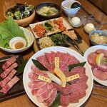 下町の焼肉屋 深川 壱番亭 - 漢方和牛健康コース