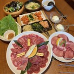 下町の焼肉屋 深川 壱番亭 - お手軽和牛上肉コース