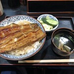 川勢 - 上うな丼・大盛り