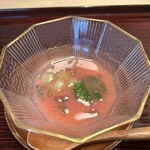 京味 もと井 - スイカの冷製スープ