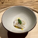 温石 - かます 叩いた葱 生姜 コリンキーの塩もみ