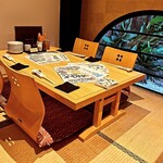 厚岸水産 かき小屋 - 座敷