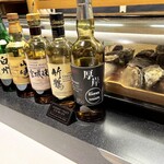 厚岸水産 かき小屋 - カウンター