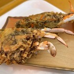 丸吉食品 - カニもずく天ぷら1個 ¥450（価格は訪問時）