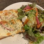 コーヒーとおやつの店 アンドモア - 今回は久々の「クロックムッシュセット」にしてみました♪