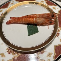 筑紫樓 銀座店 - 車海老の香り塩水漬けは、優しい味付けで美味。