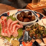 梅田 日本酒 ワイン 隠れ家 リール食堂 - 本日のおさかな盛り合わせ
