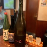 梅田 日本酒 ワイン 隠れ家 リール食堂 - 日本酒飲み比べ♡